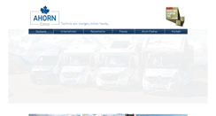 Desktop Screenshot of ahorn-wohnmobile.de